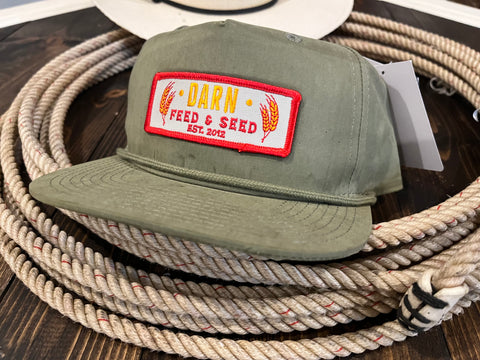 Feed and Seed Grandpa Hat Olive