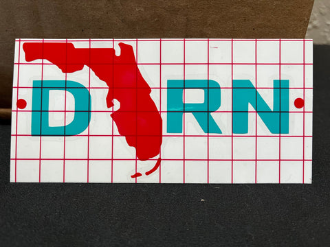 DARN Florida Sticker